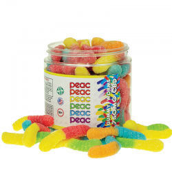 Wholesale CBD + MELATONIN MIXED FRUIT GUMMY WORMS - Peac Wellness
