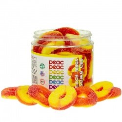 Wholesale CBD + MELATONIN PEACH GUMMY RINGS - Peac Wellness