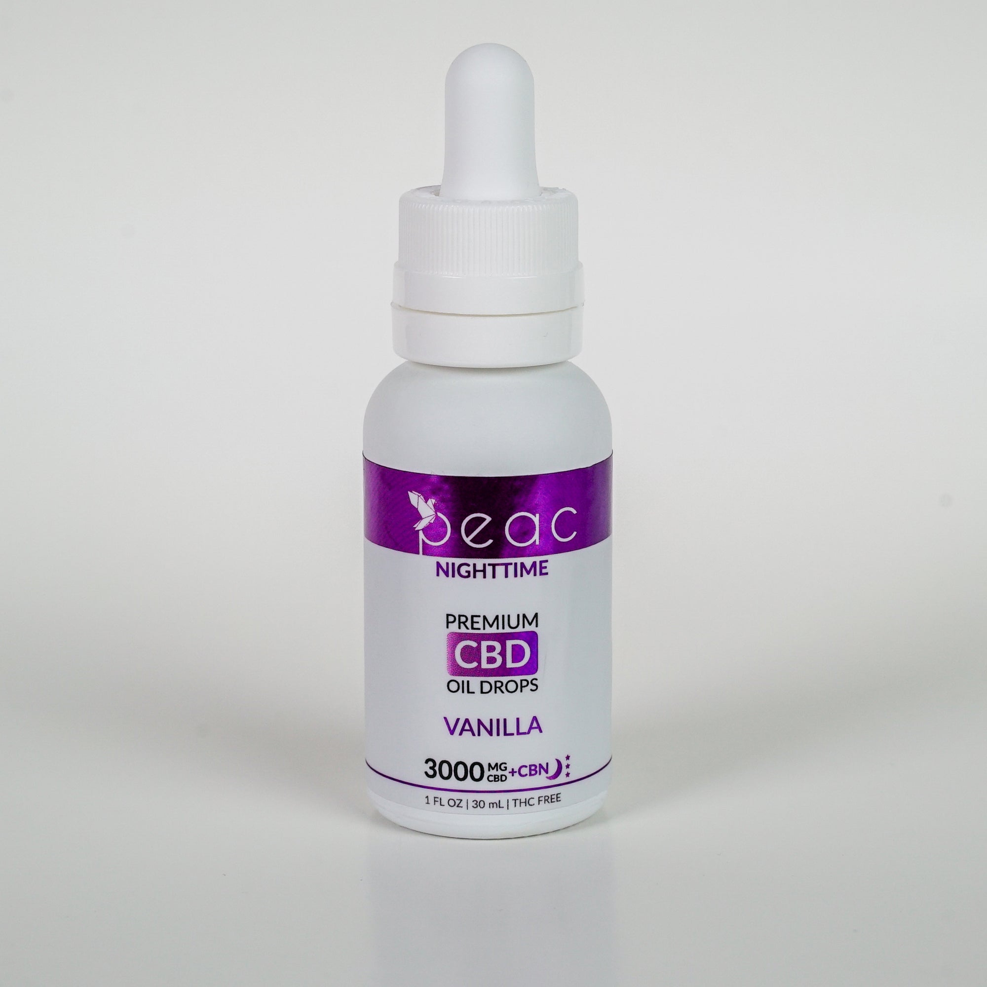 Wholesale Nighttime Tincture - Vanilla - Peac Wellness